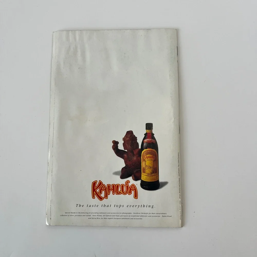 The Best of Kahlua A Guide to Food and Entertaining Recipe Booklet Vintage